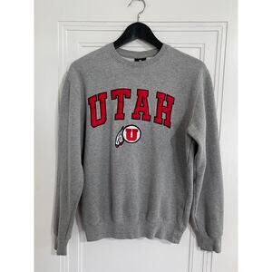 Utah Utes Stitched College Crewneck Sweatshirt Size Small